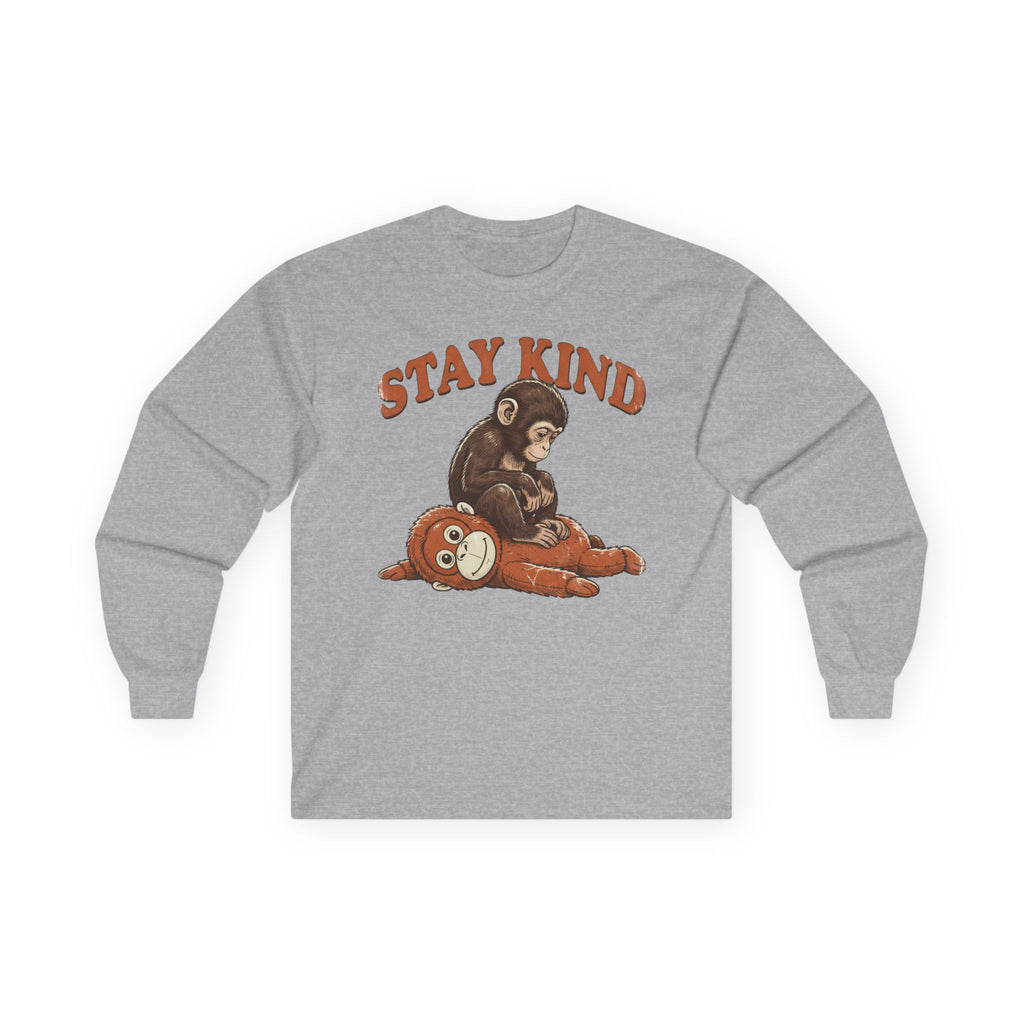 Stay Kind Cotton Long Sleeve Tee