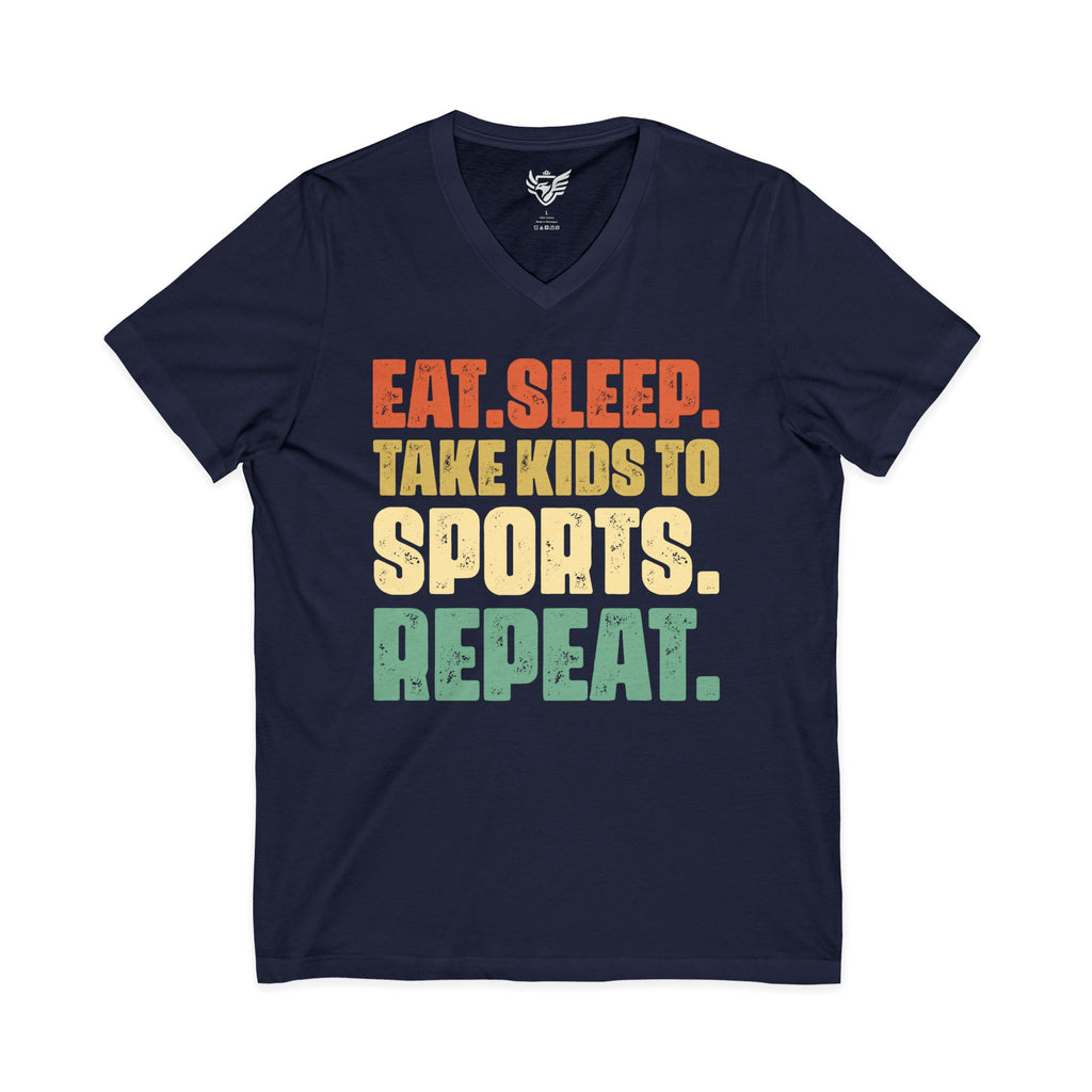 Parents Jersey Short Sleeve V-Neck Tee