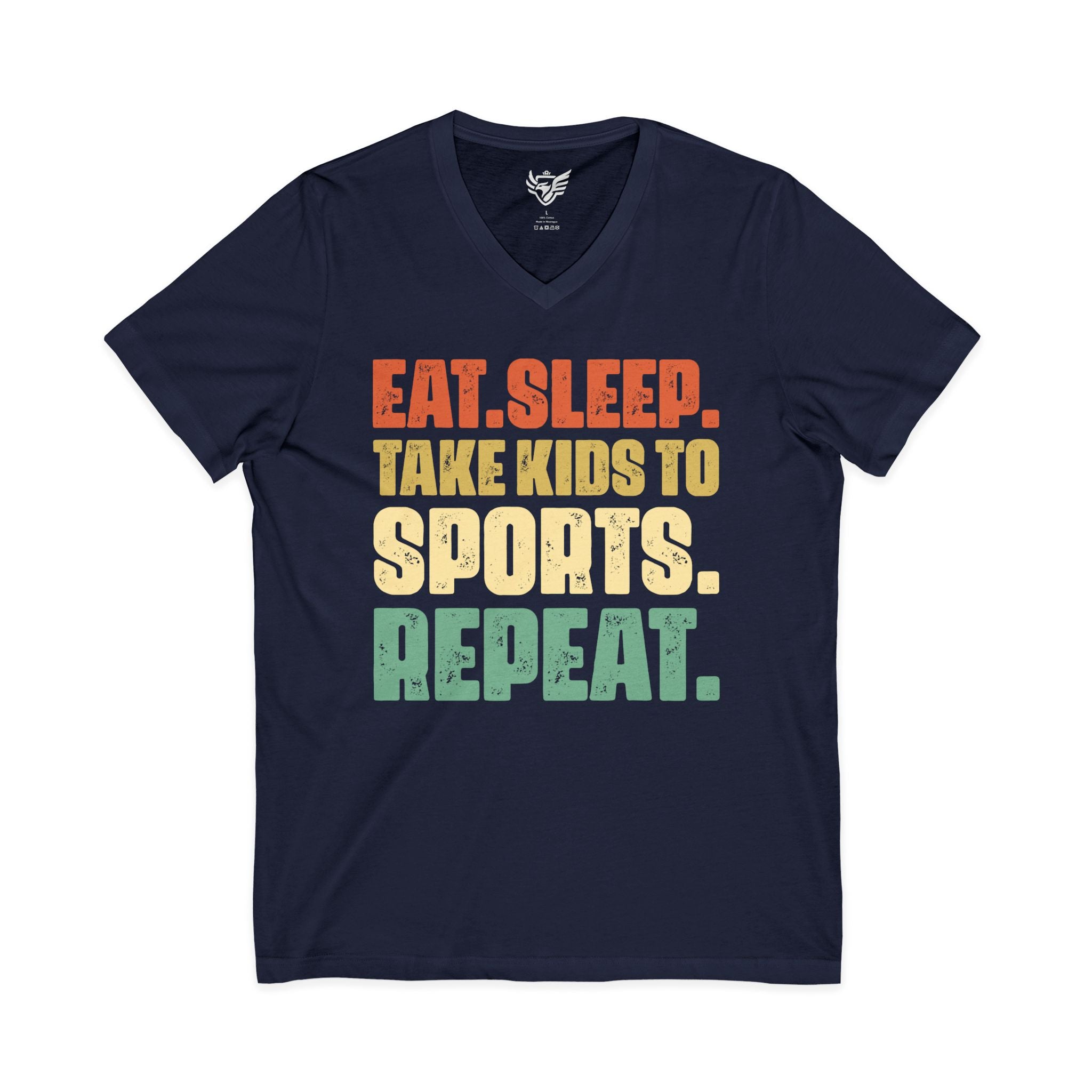 Parents Jersey Short Sleeve V-Neck Tee