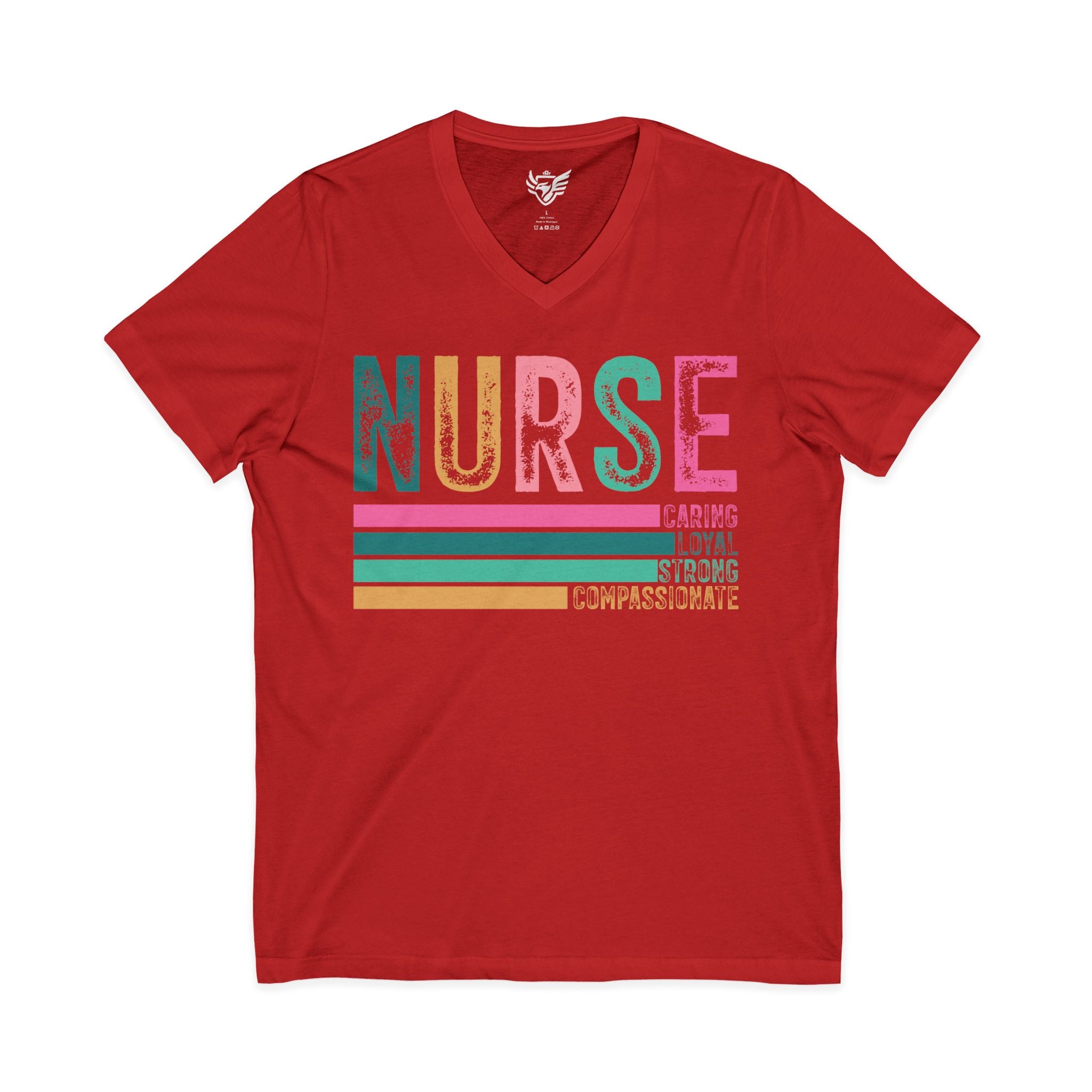 Nurse Jersey Short Sleeve V-Neck Tee