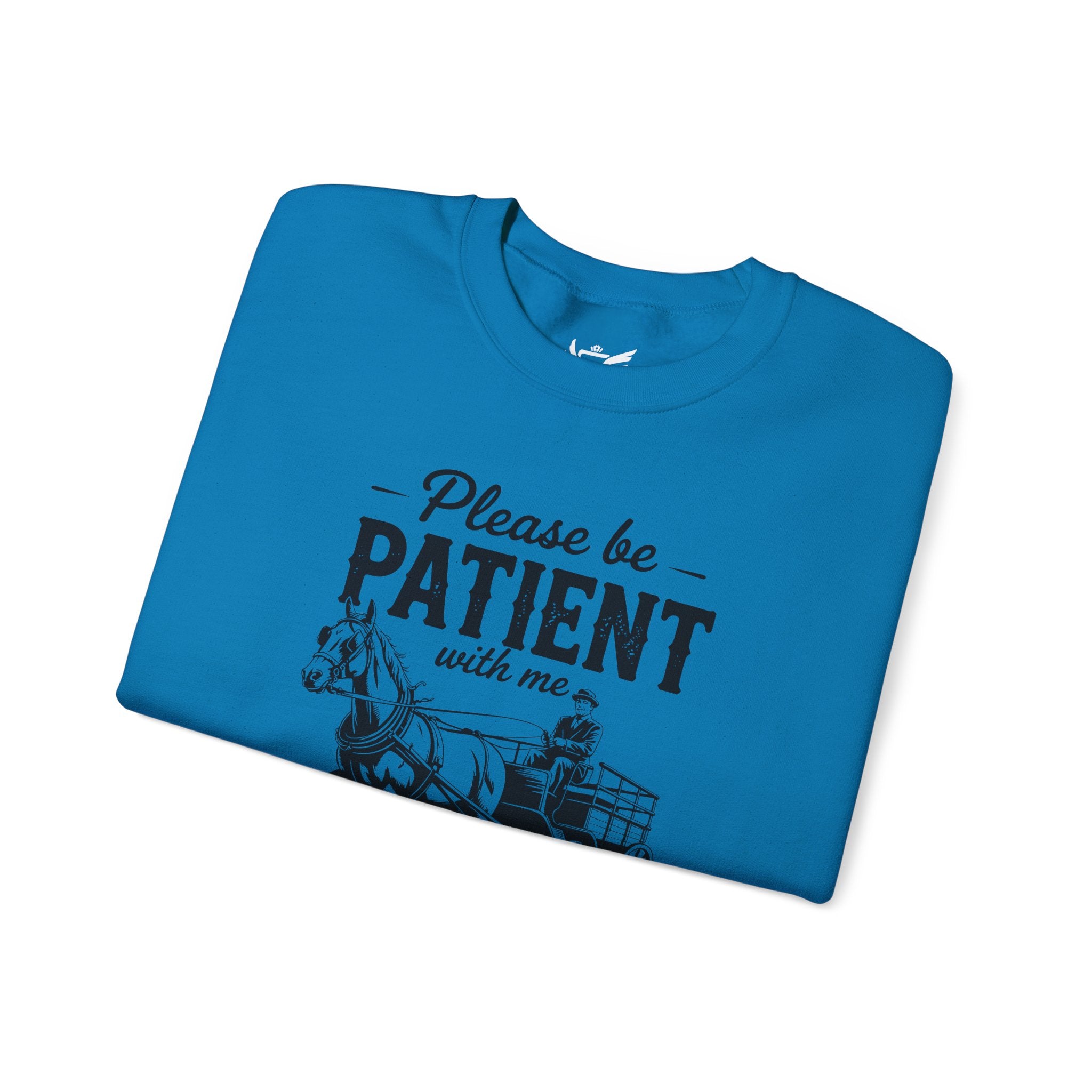Please Be Patient With Me I'm From the 1900s Heavy Blend™ Crewneck Sweatshirt