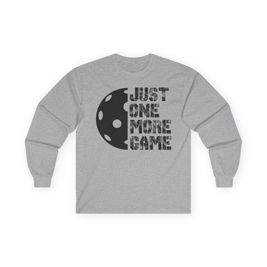 Just One More Game Cotton Long Sleeve Tee