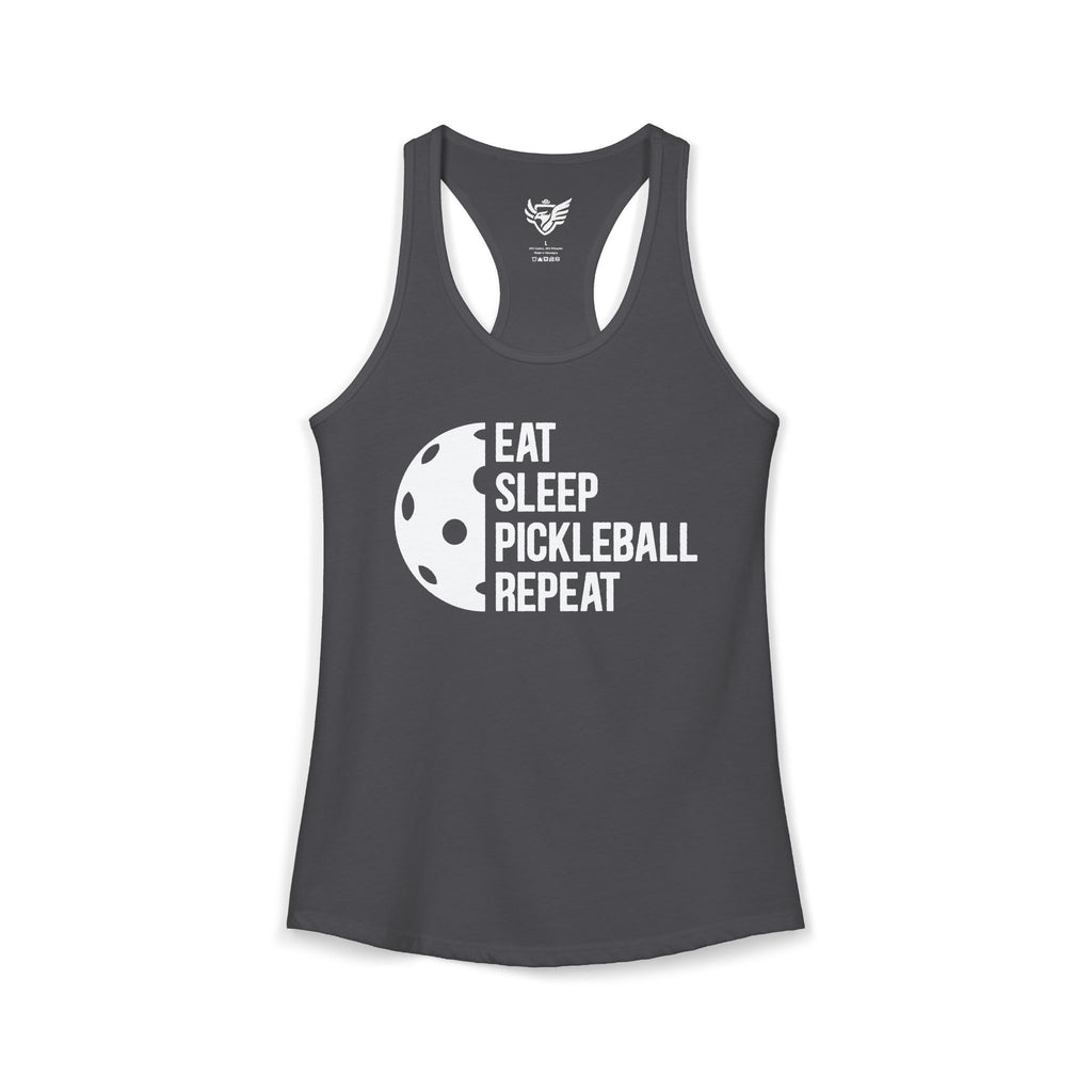 Eat Sleep Pickleball Ideal Racerback Tank