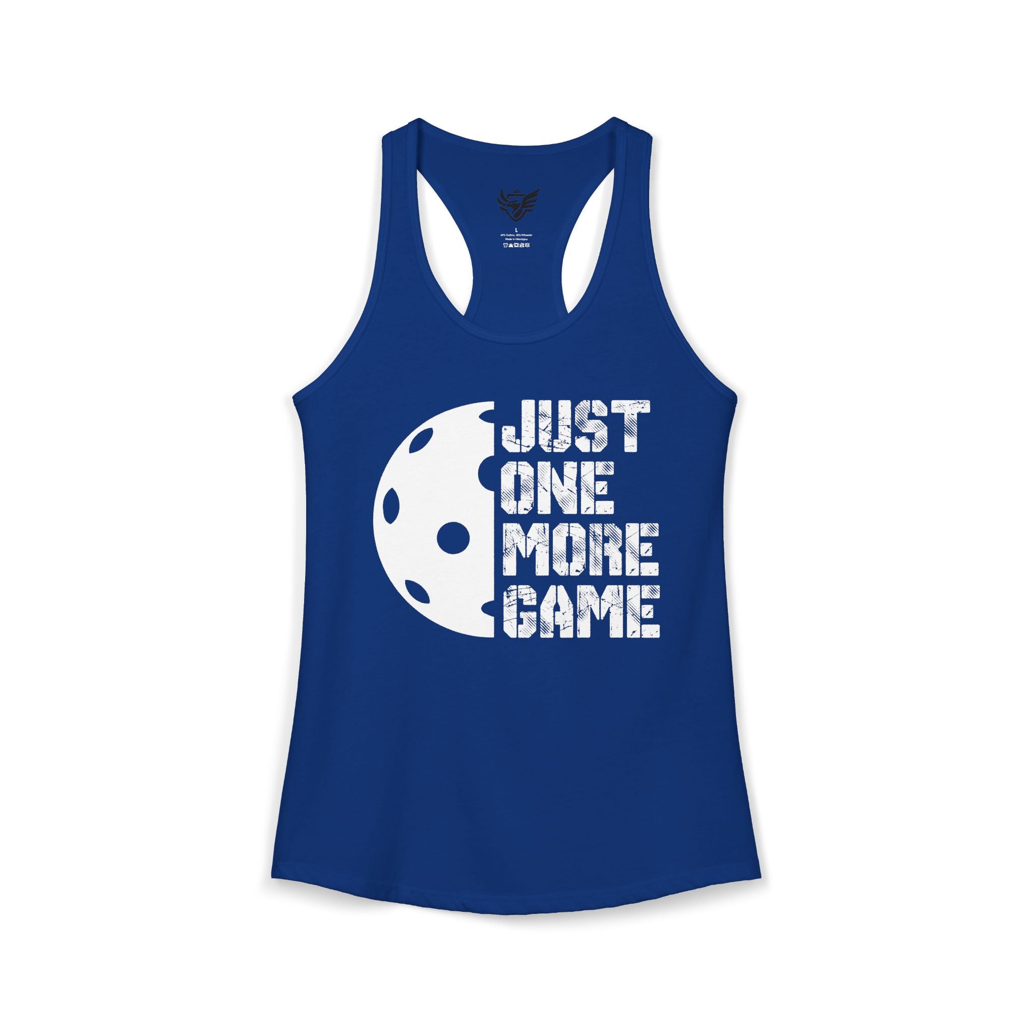 Just One More Game Ideal Racerback Tank