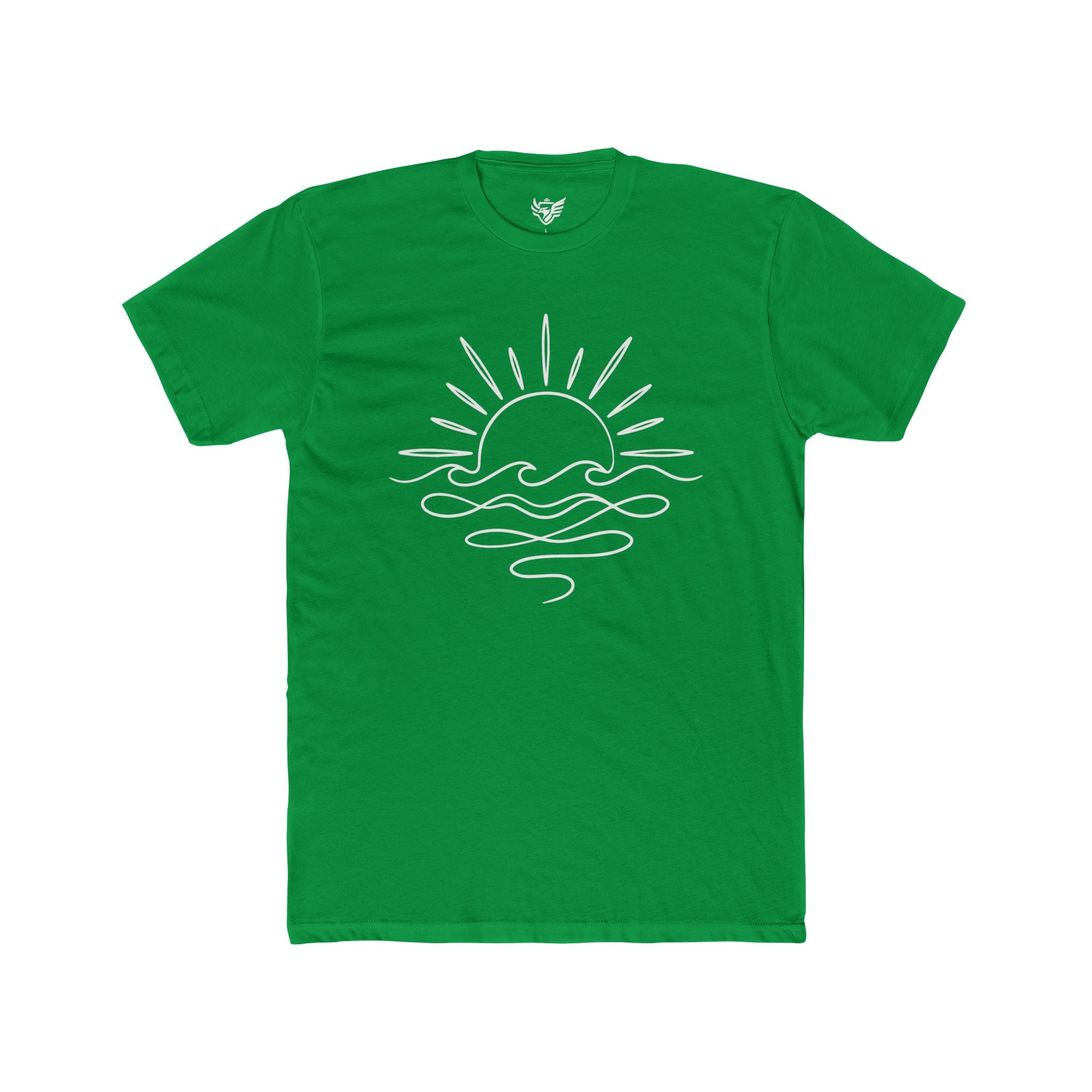 Sunny Sea Cotton Crew Tee
