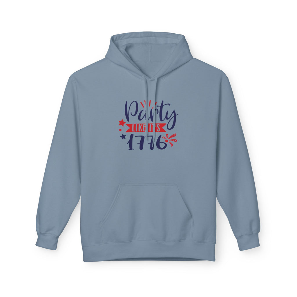 Party Like It's 1776 Midweight Softstyle Fleece Hoodie