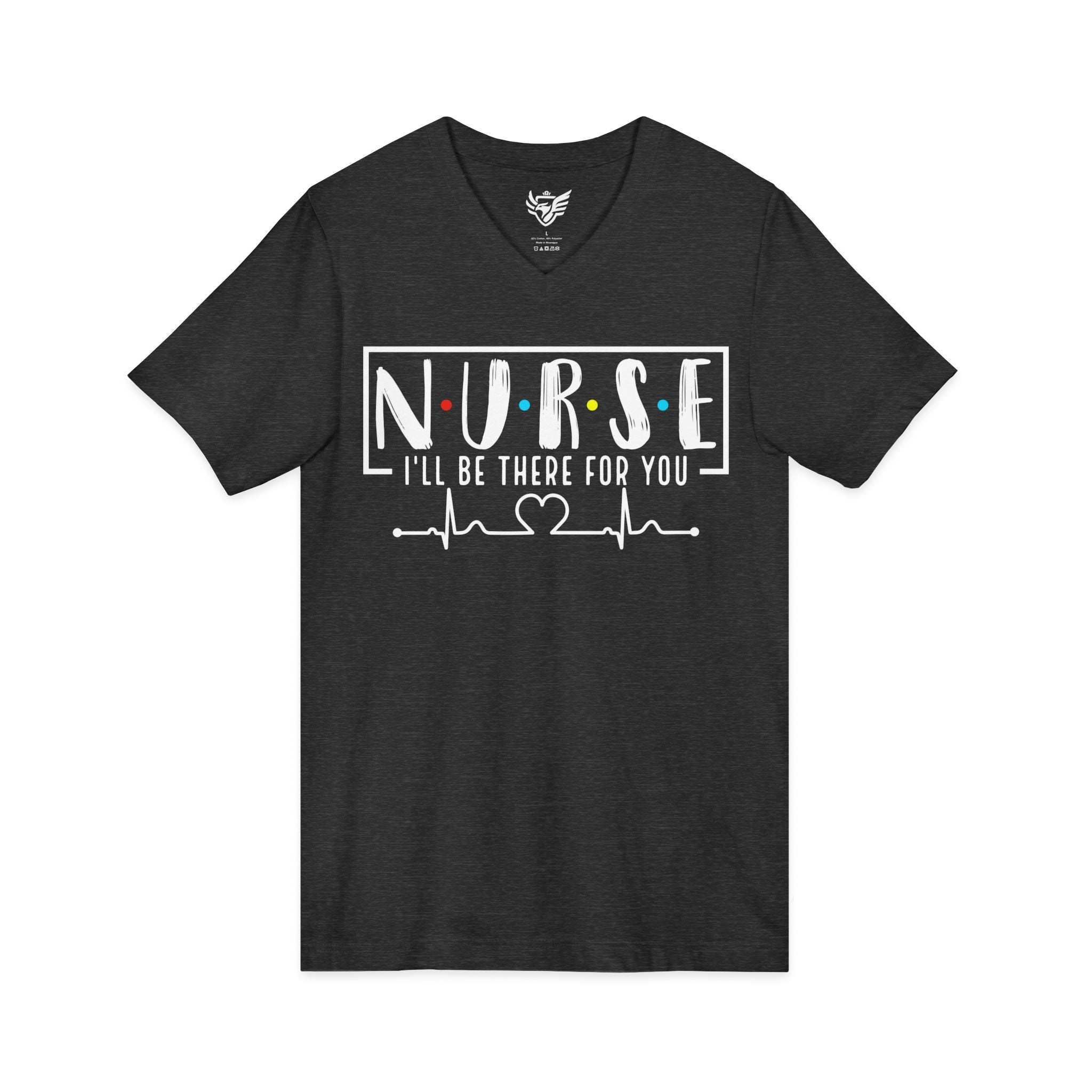 Friend's Theme Nurse Jersey Short Sleeve V-Neck Tee