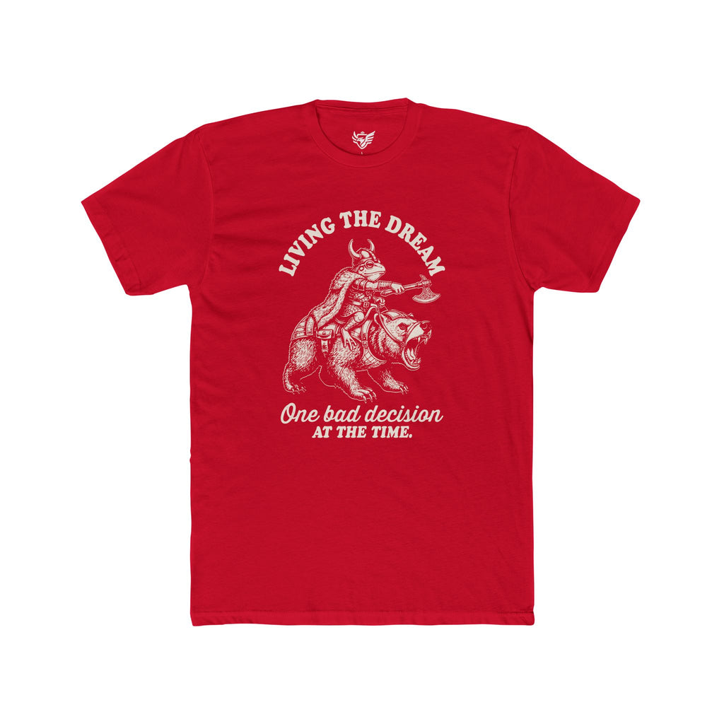 Living The Dream Cotton Crew Tee
