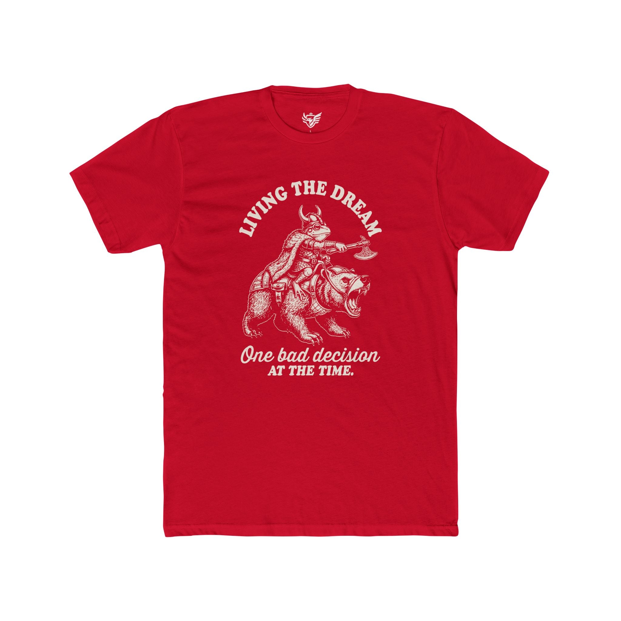 Living The Dream Cotton Crew Tee