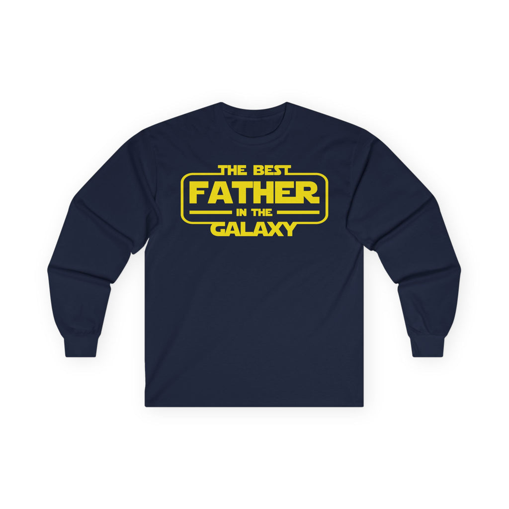 The Best Father In The Galaxy Cotton Long Sleeve Tee