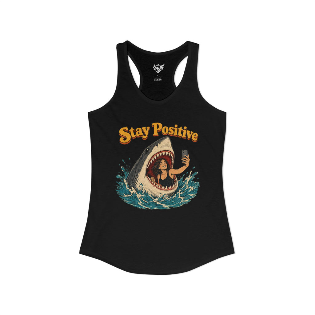 Stay Positive Ideal Racerback Tank
