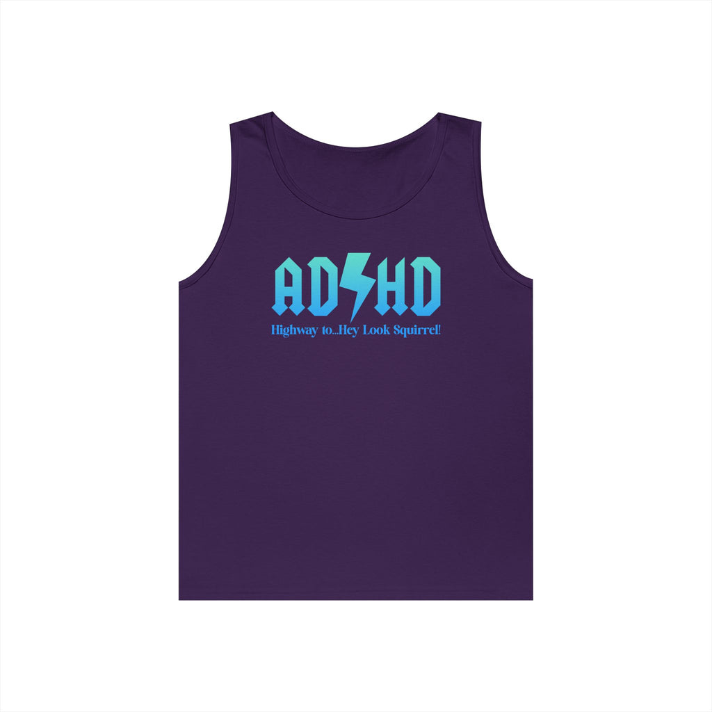 ADHD Highway to... Heavy Cotton Tank Top