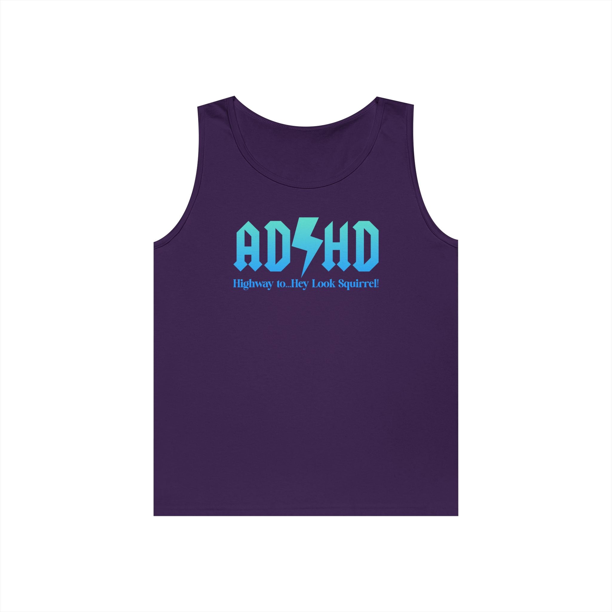 ADHD Highway to... Heavy Cotton Tank Top