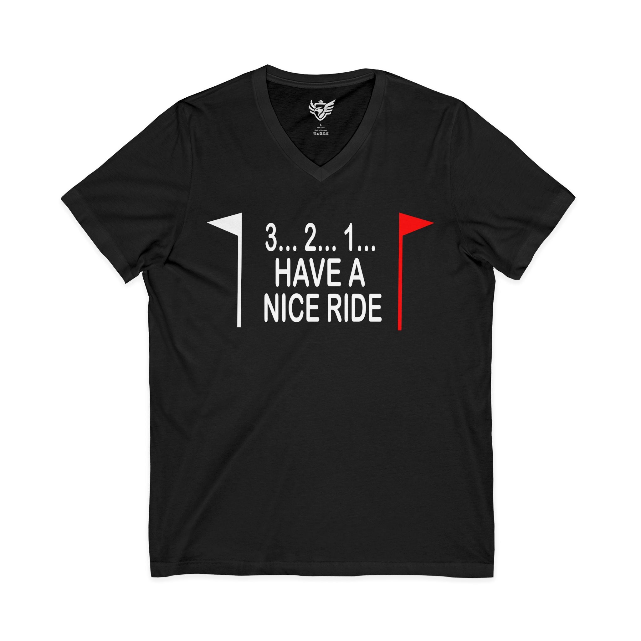 Have a Nice Ride Jersey Short Sleeve V-Neck Tee