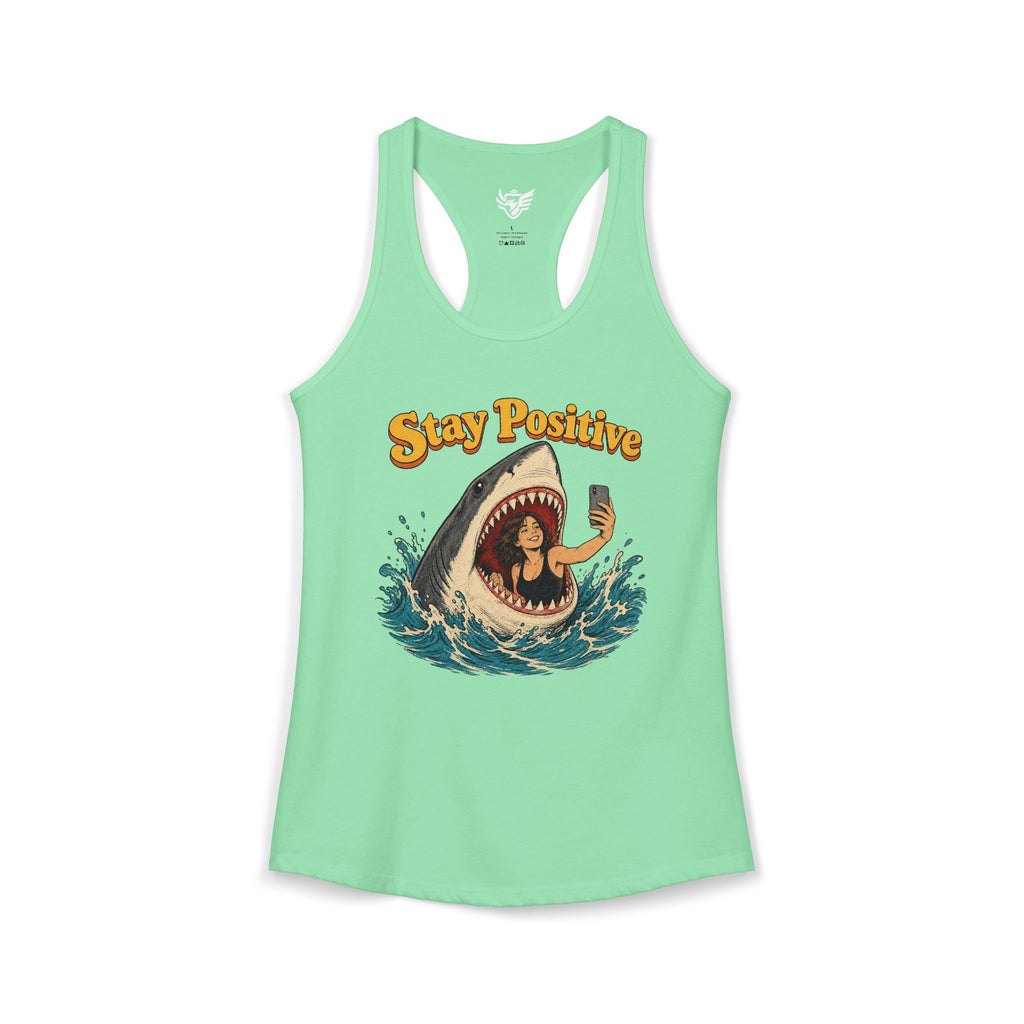 Stay Positive Ideal Racerback Tank