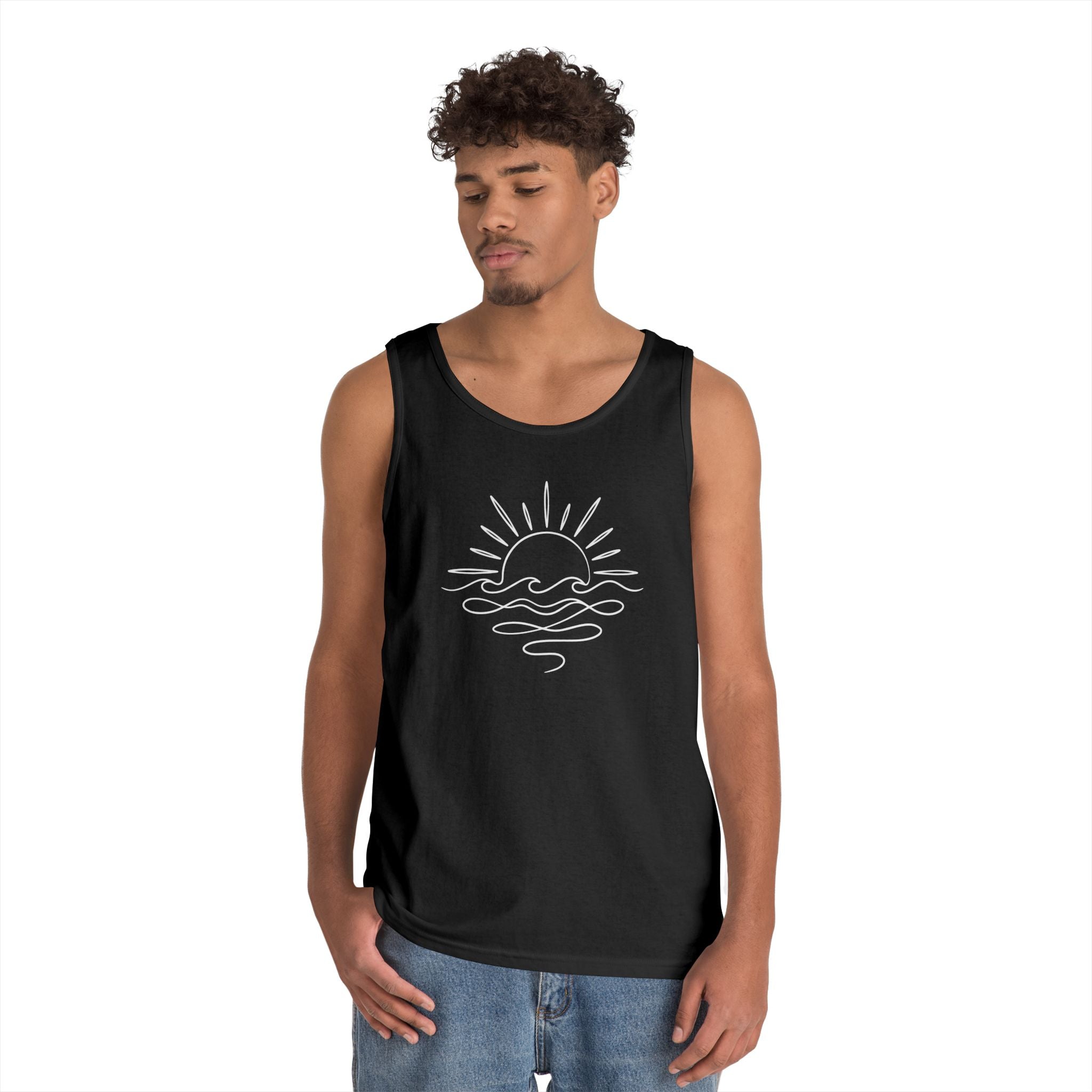 Sunny Sea Heavy Cotton Tank Top
