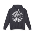 Fishing Is My Happy Place Lightweight Hooded Sweatshirt