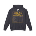Dad Nutrition Facts Lightweight Hooded Sweatshirt