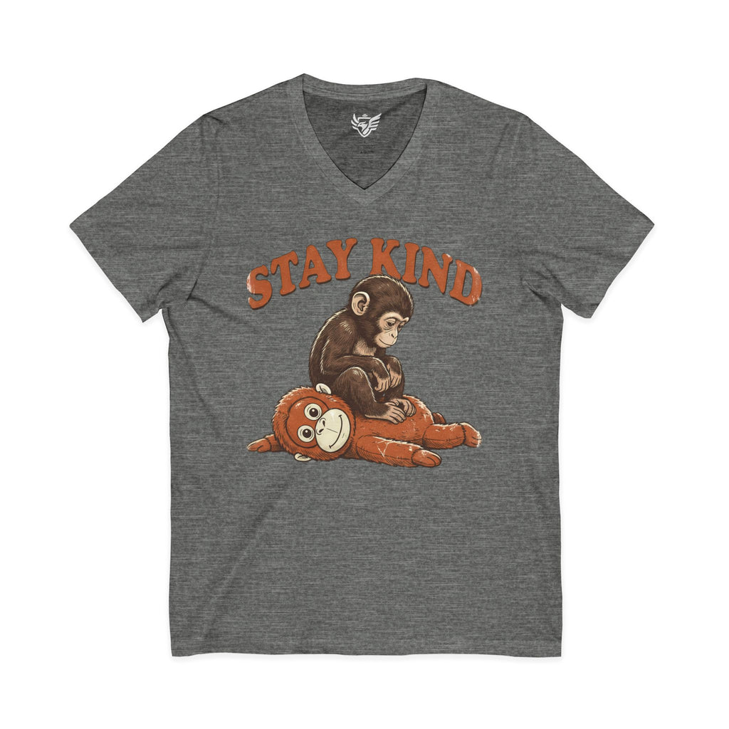 Stay Kind Jersey Short Sleeve V-Neck Tee