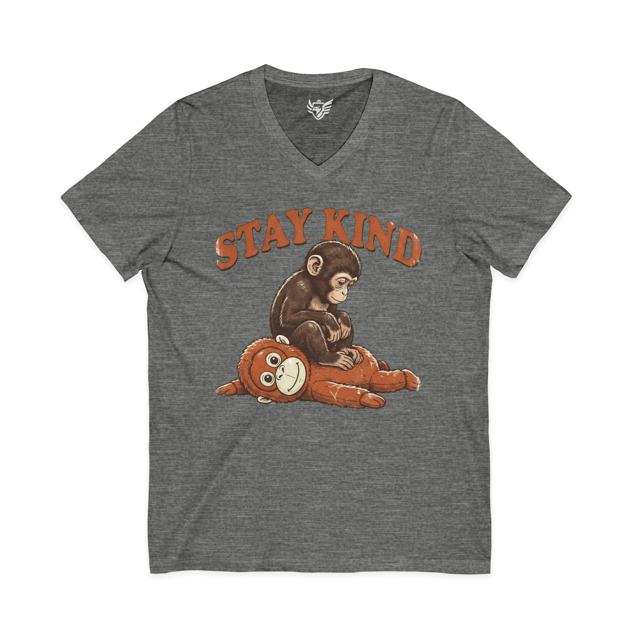 Stay Kind Jersey Short Sleeve V-Neck Tee
