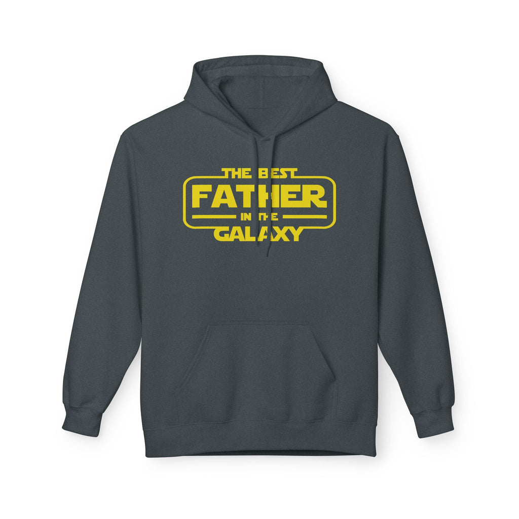 The Best Father in the Galaxy Midweight Softstyle Fleece Hoodie