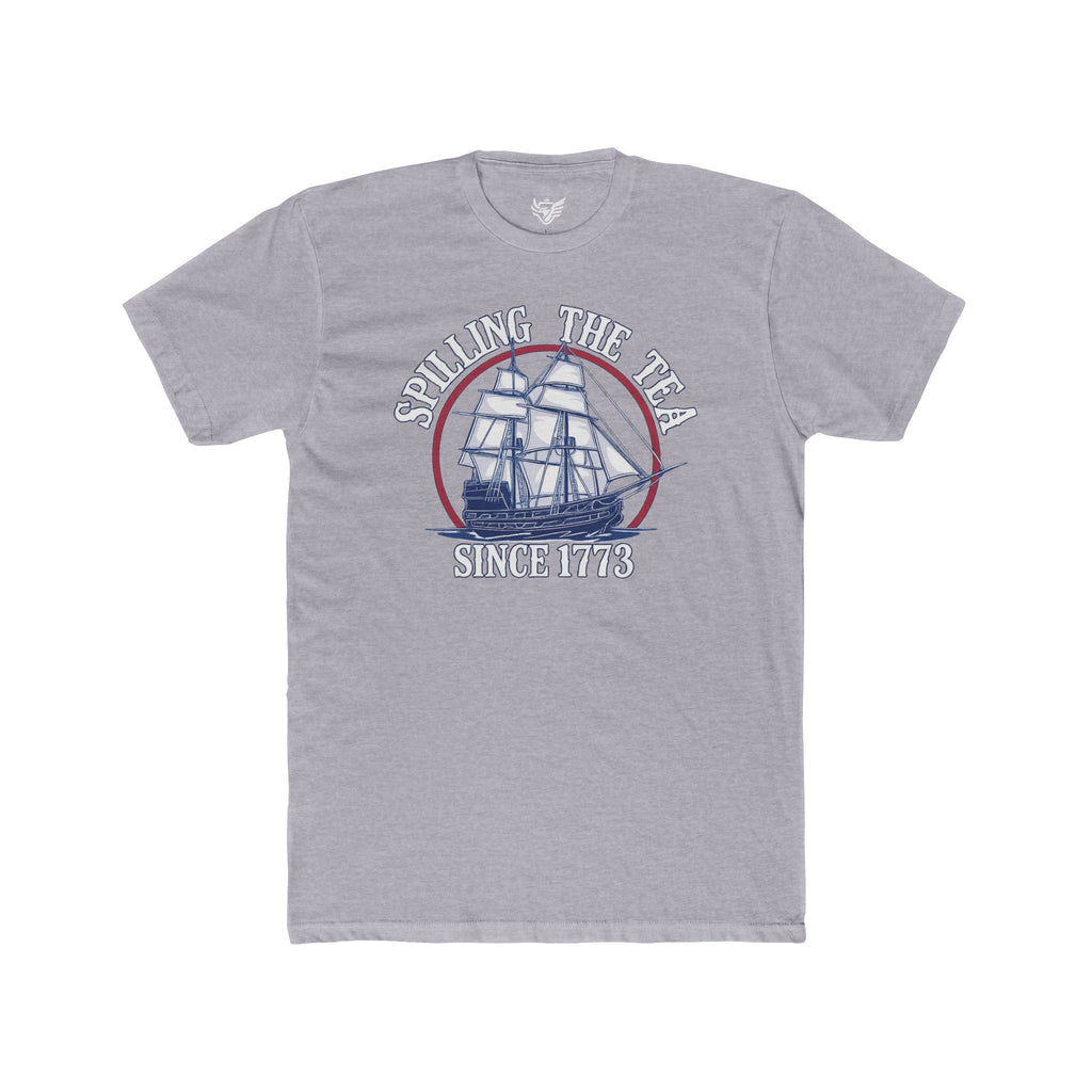 Spilling The Tea Cotton Crew Tee