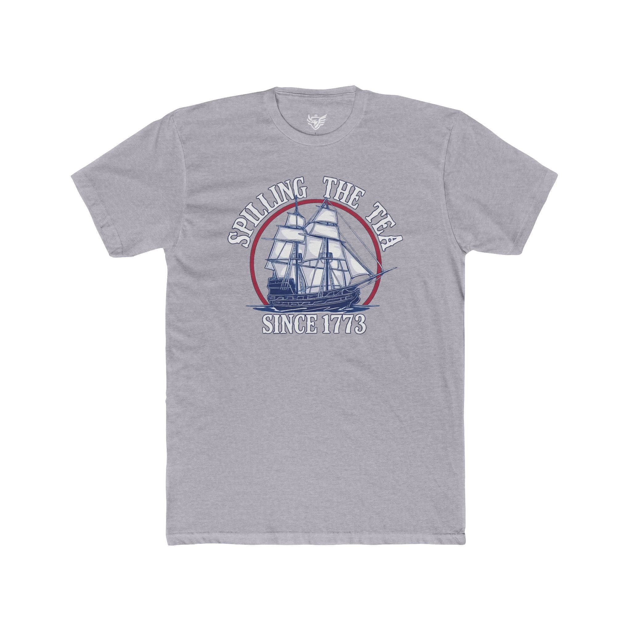 Spilling The Tea Cotton Crew Tee