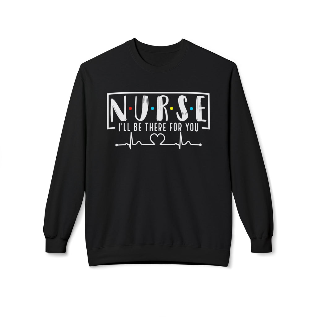Friend's Theme Nurse Midweight Softstyle Fleece Crewneck Sweatshirt