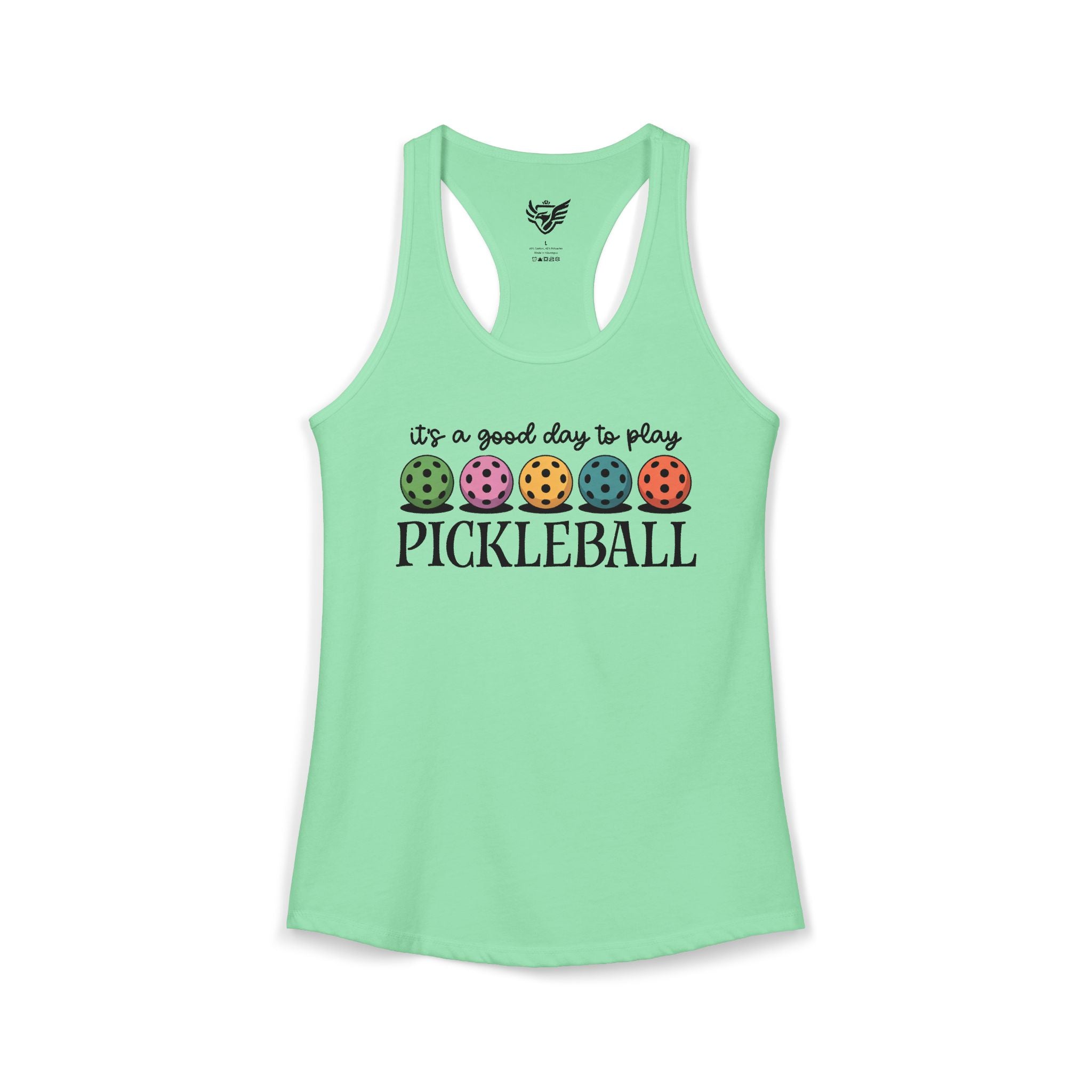 Good Day Pickleball Ideal Racerback Tank