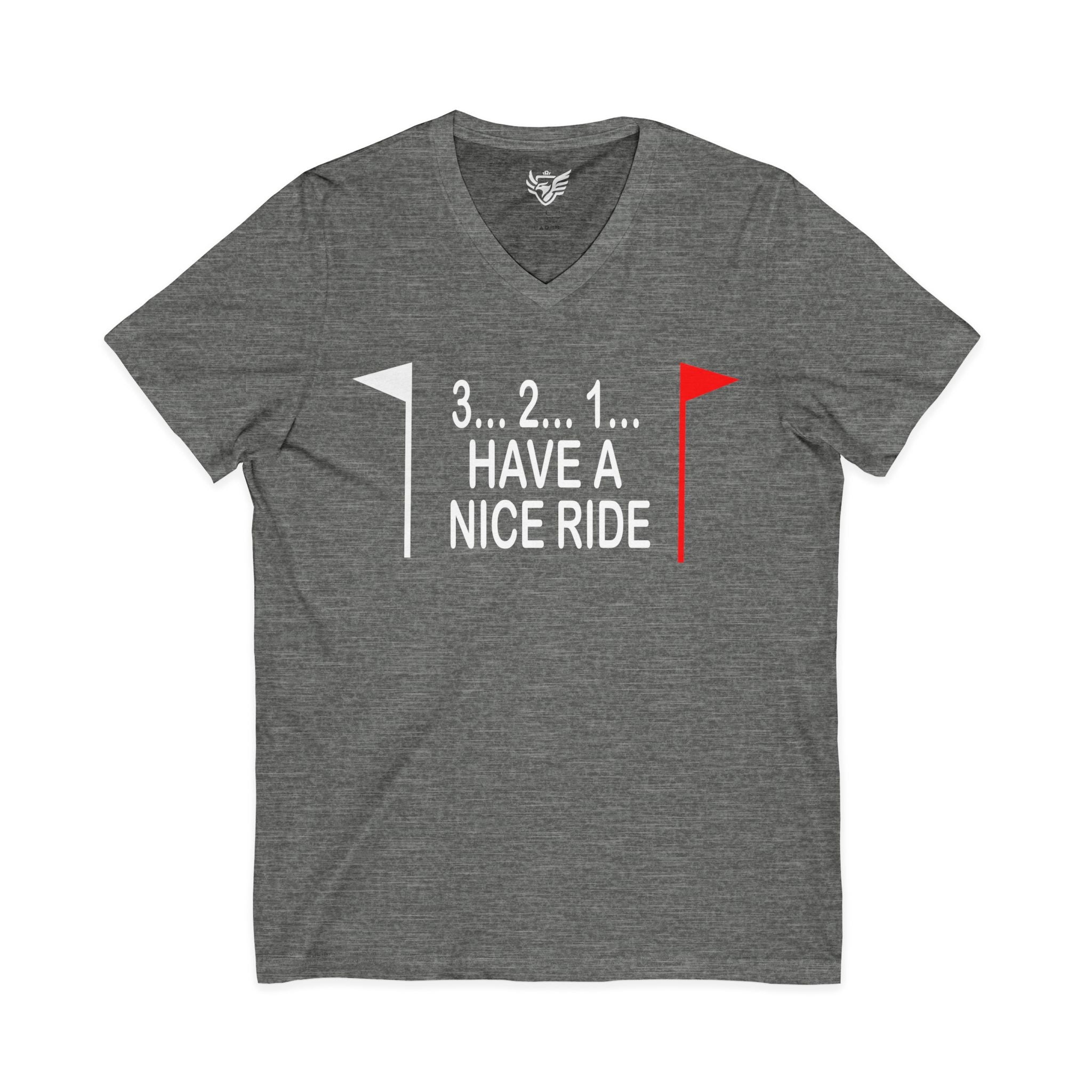 Have a Nice Ride Jersey Short Sleeve V-Neck Tee