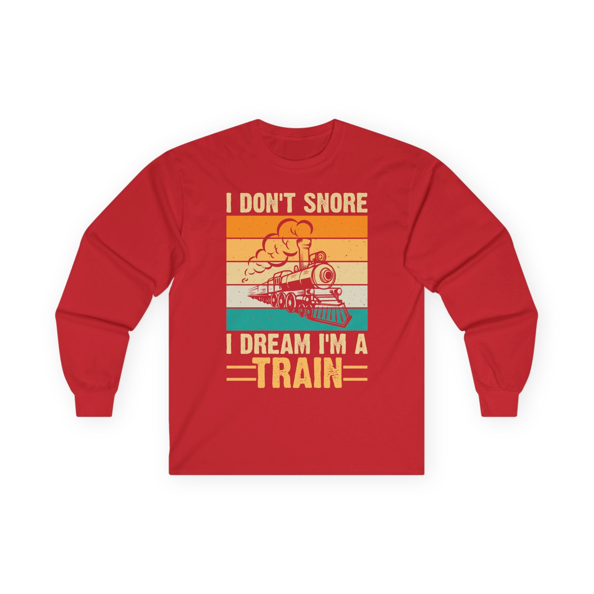 I Don't Snore Cotton Long Sleeve Tee