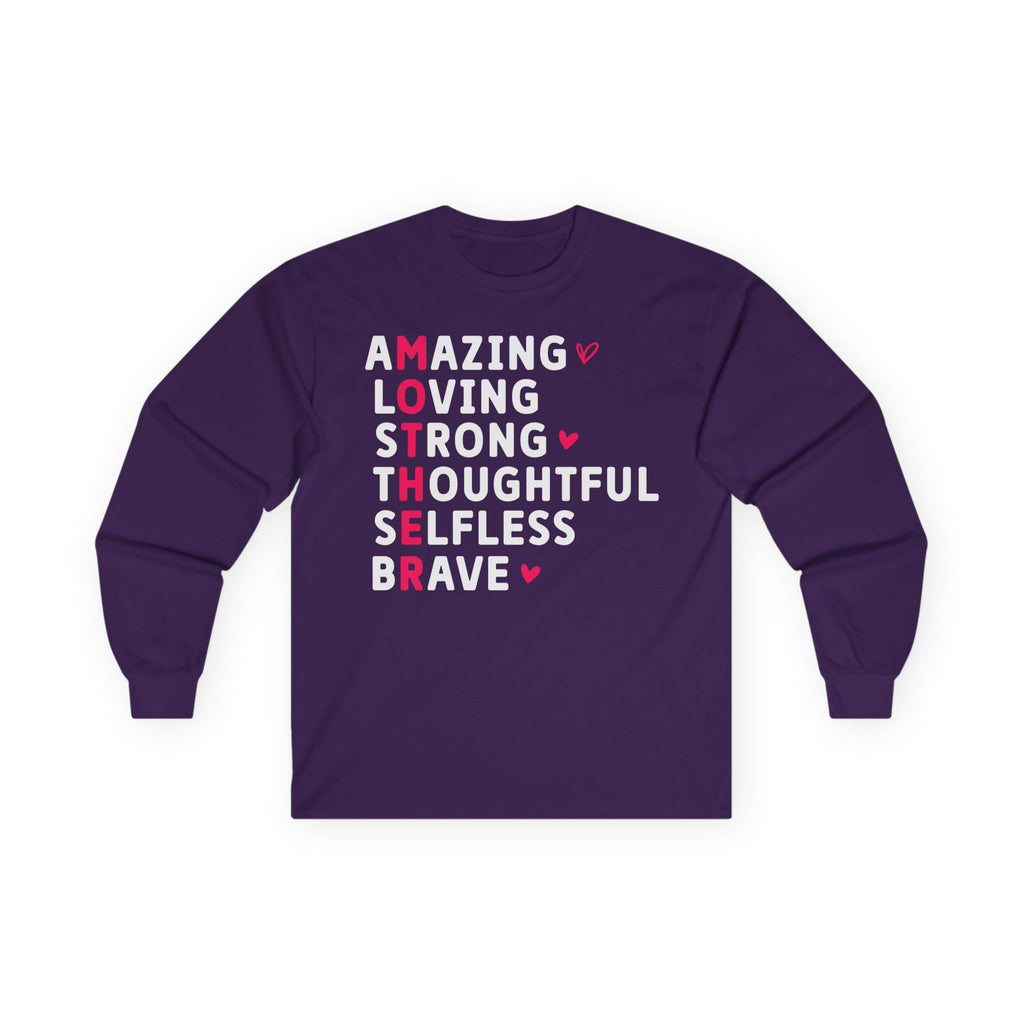 Mother Cotton Long Sleeve Tee
