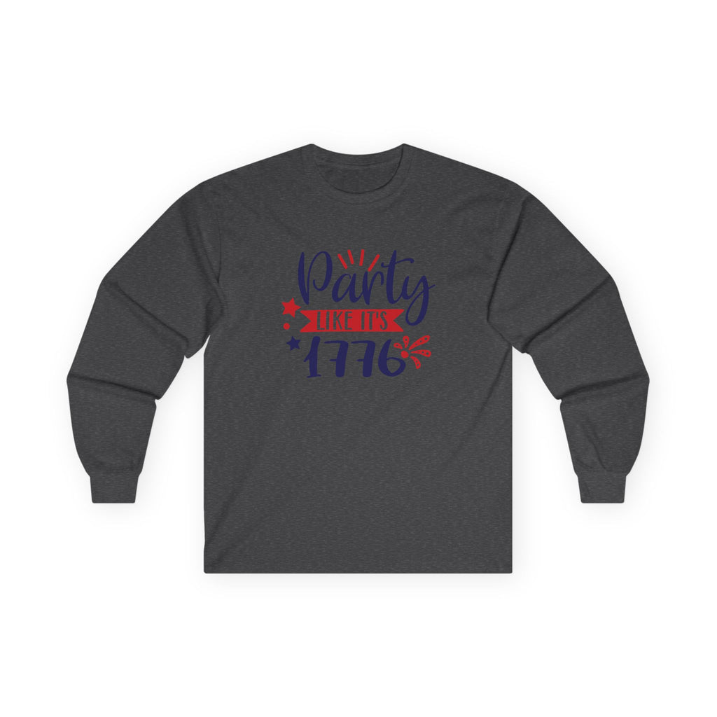Party Like It's 1776 Cotton Long Sleeve Tee
