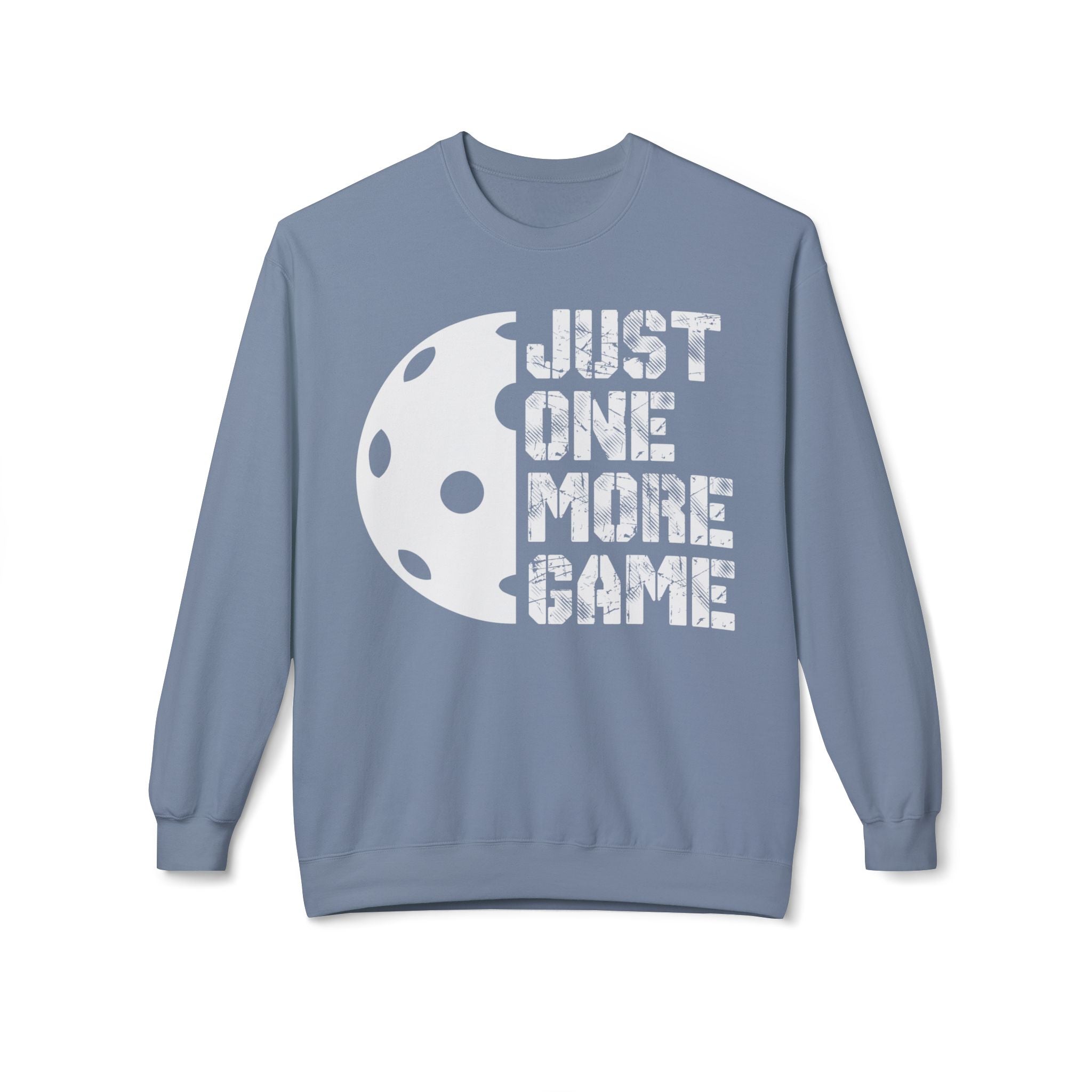 Just One More Game Midweight Softstyle Fleece Crewneck Sweatshirt