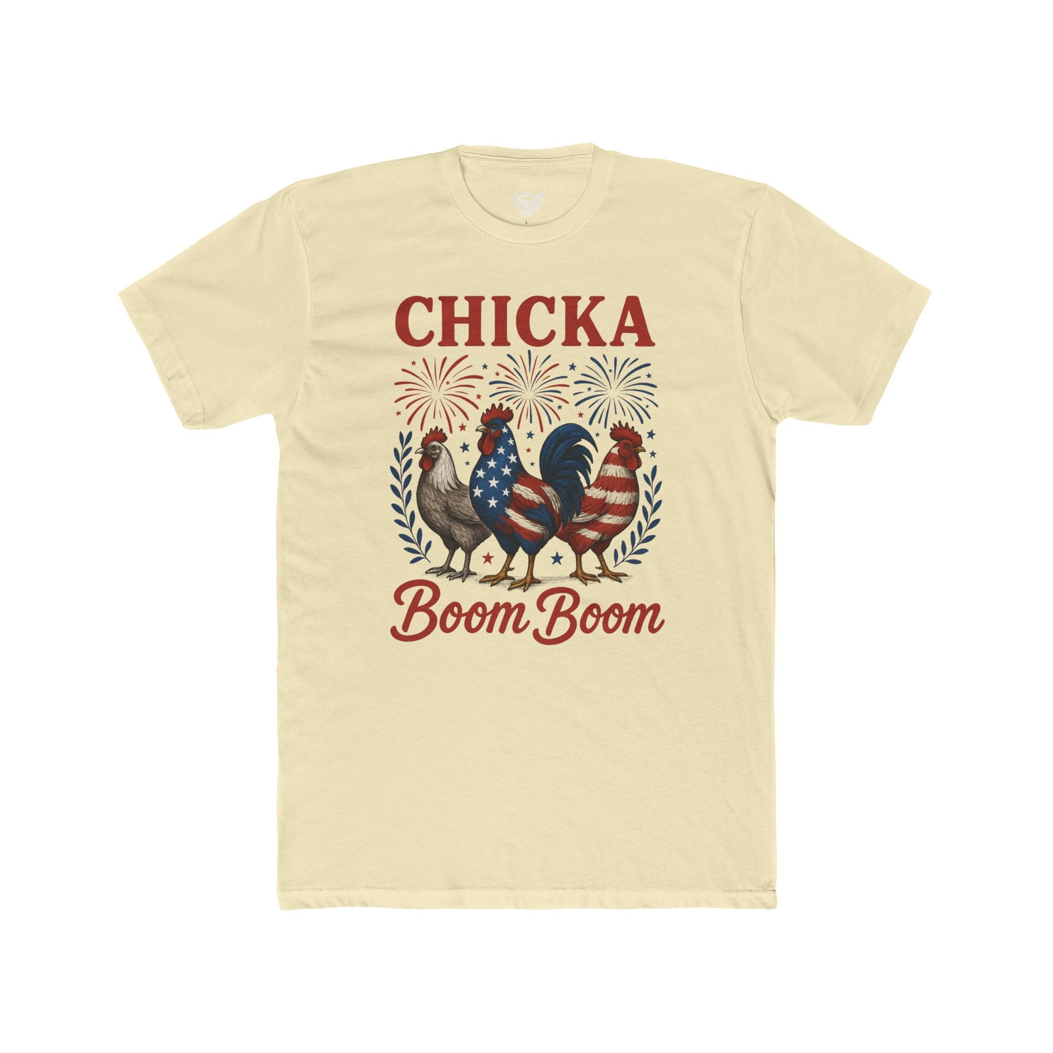 Chicka Boom Boom Cotton Crew Tee