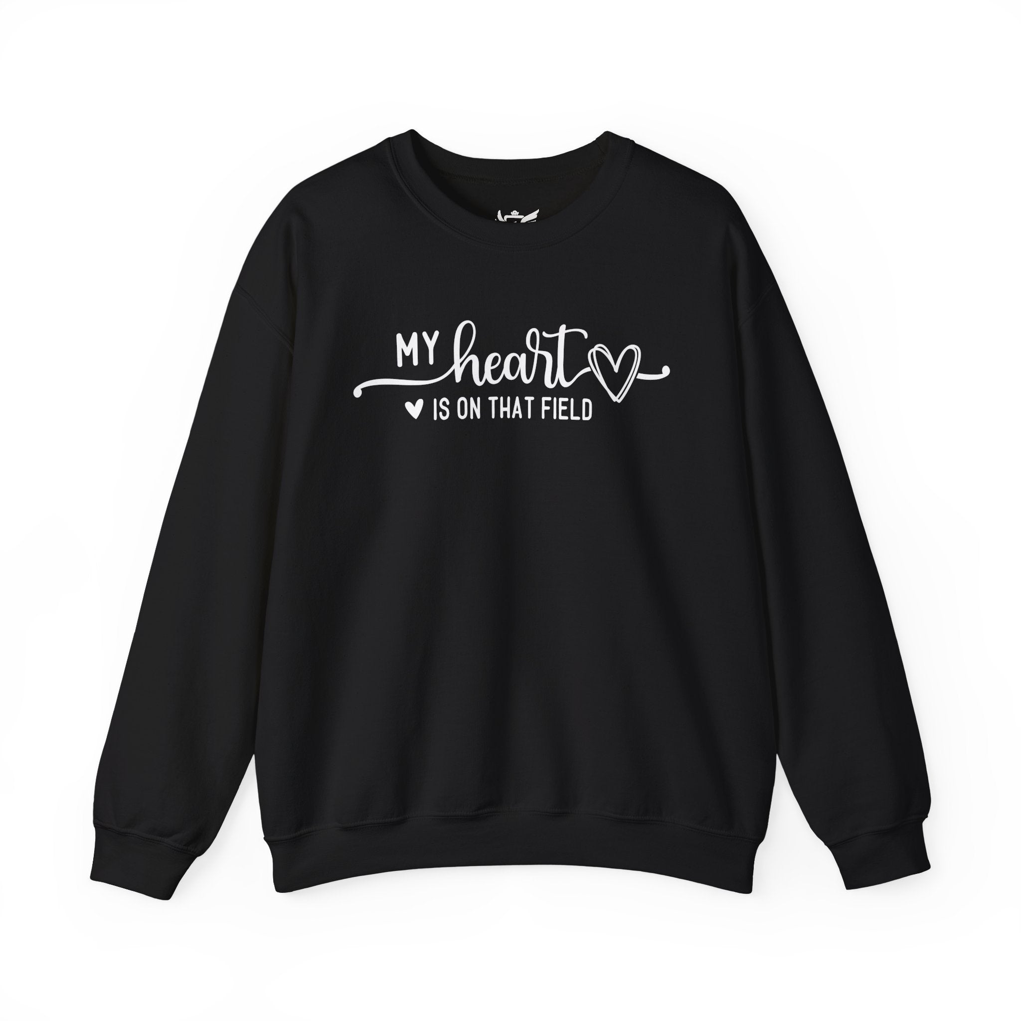 My Heart is on that Field Heavy Blend™ Crewneck Sweatshirt