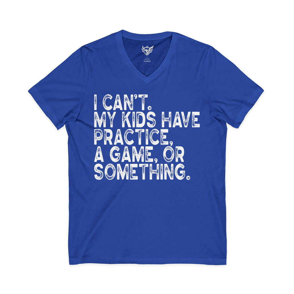 Busy Parents Jersey Short Sleeve V-Neck Tee