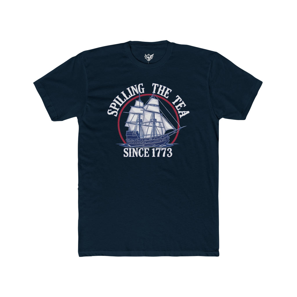 Spilling The Tea Cotton Crew Tee