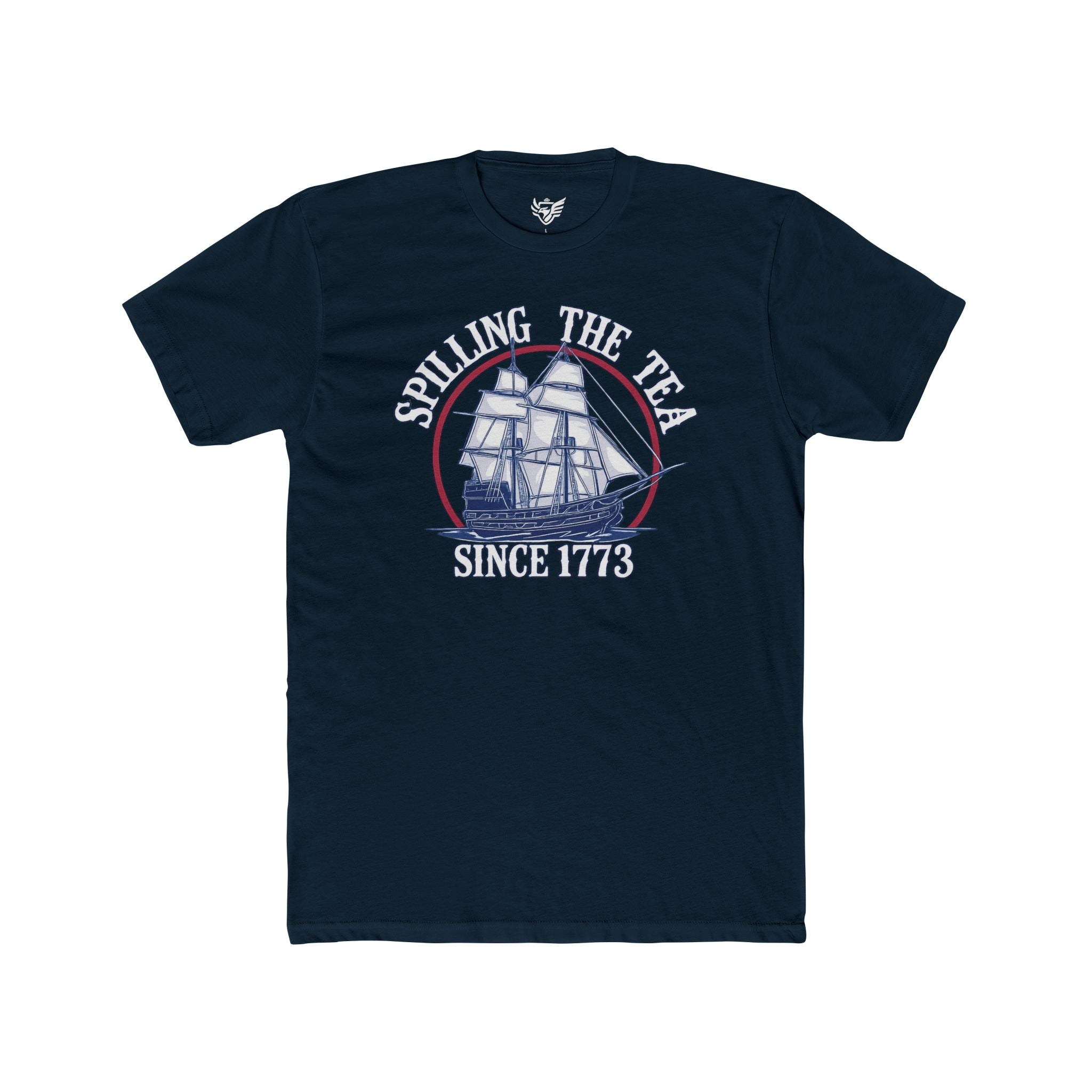 Spilling The Tea Cotton Crew Tee