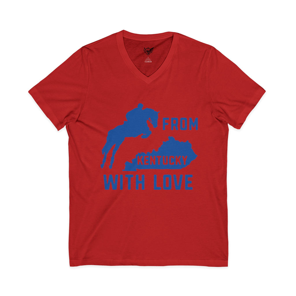 KY with Love Jersey Short Sleeve V-Neck Tee