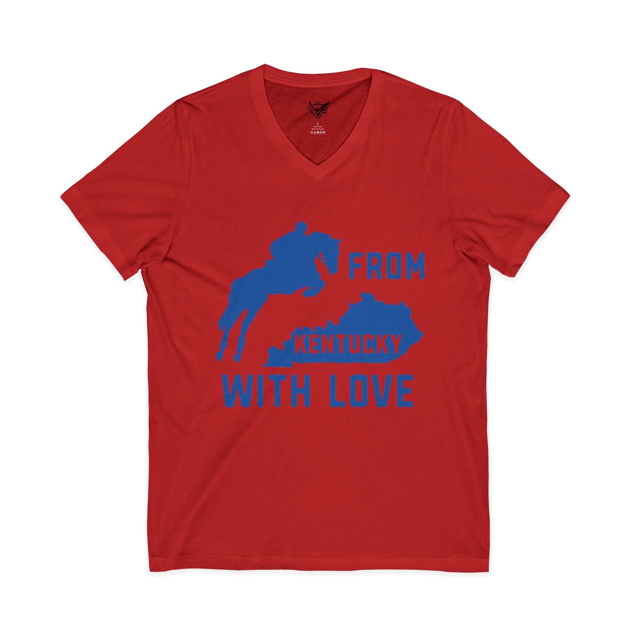 KY with Love Jersey Short Sleeve V-Neck Tee