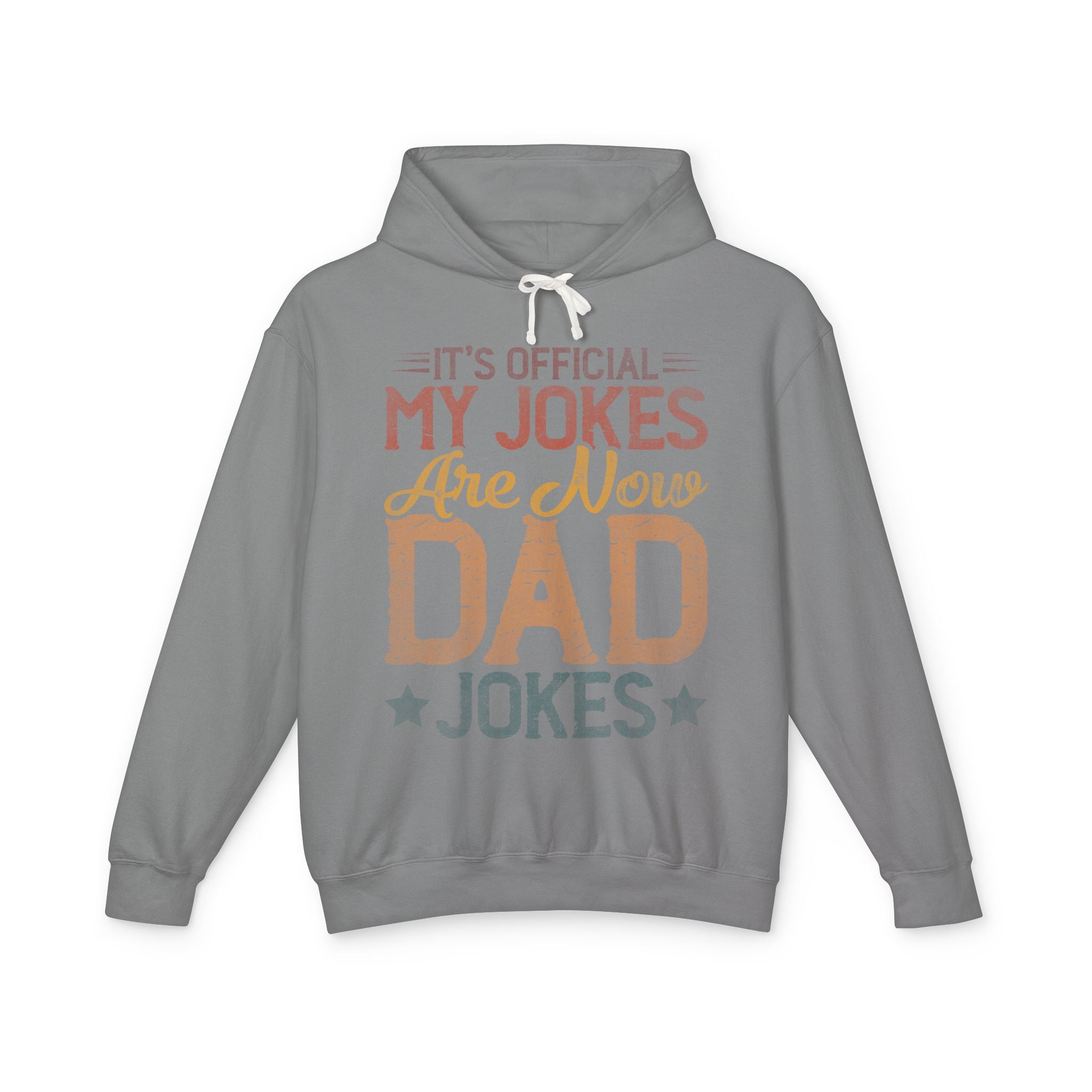 Dad Jokes Lightweight Hooded Sweatshirt