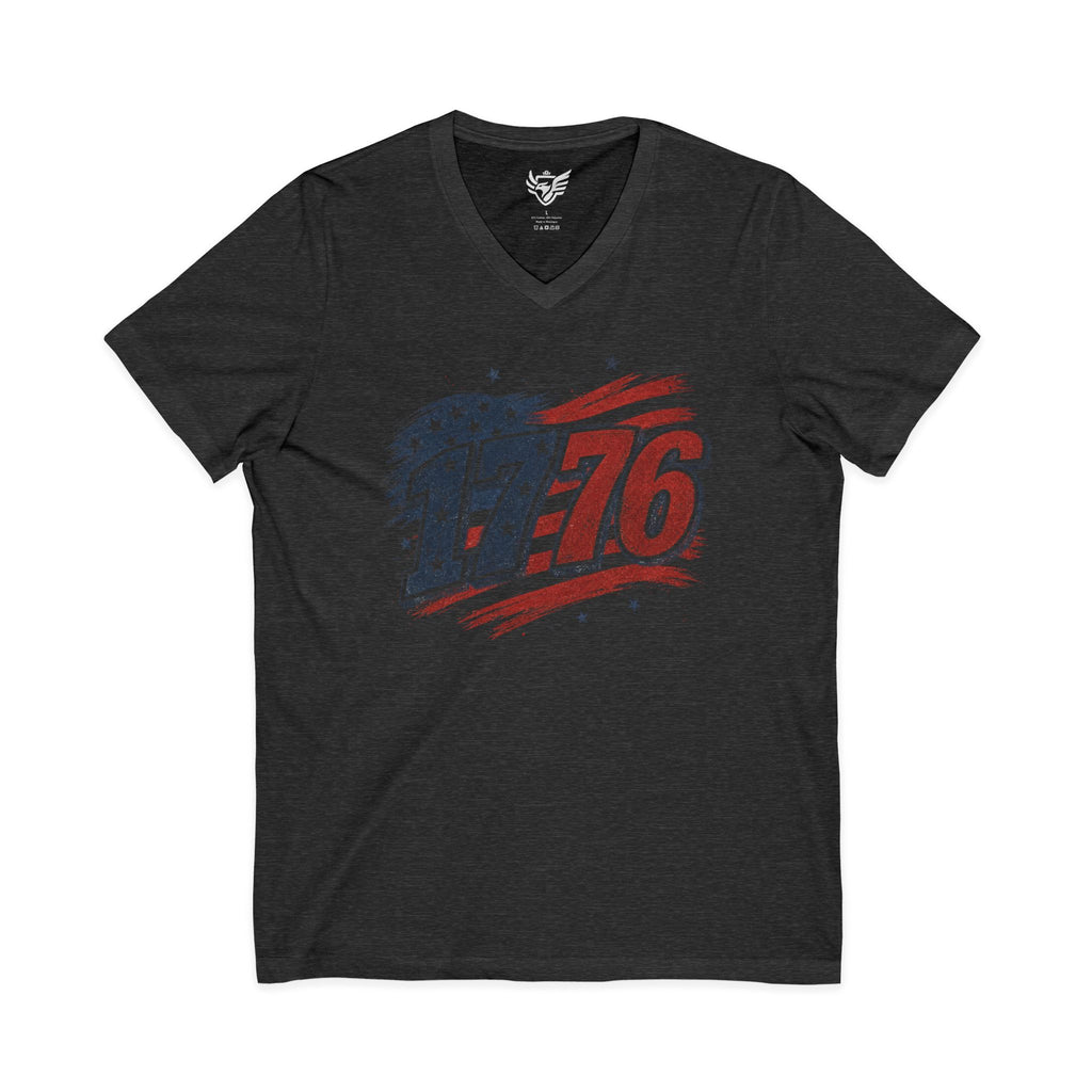1776 Jersey Short Sleeve V-Neck Tee