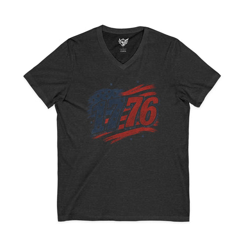 1776 Jersey Short Sleeve V-Neck Tee
