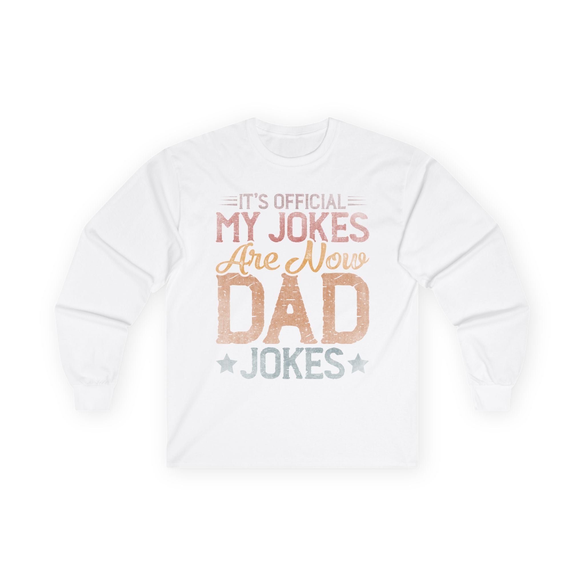 Dad Jokes Cotton Long Sleeve Tee