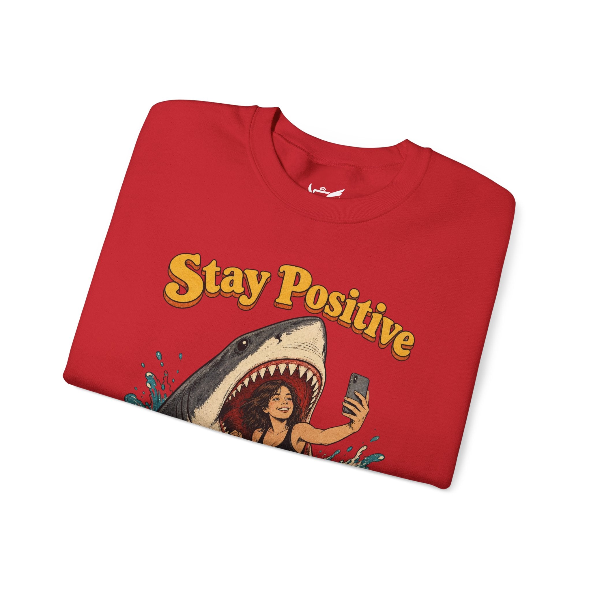 Stay Positive Heavy Blend™ Crewneck Sweatshirt