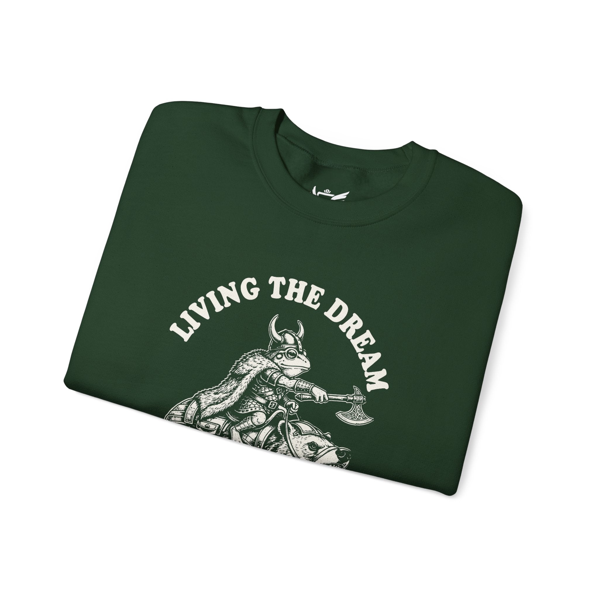 Living The Dream Heavy Blend™ Crewneck Sweatshirt