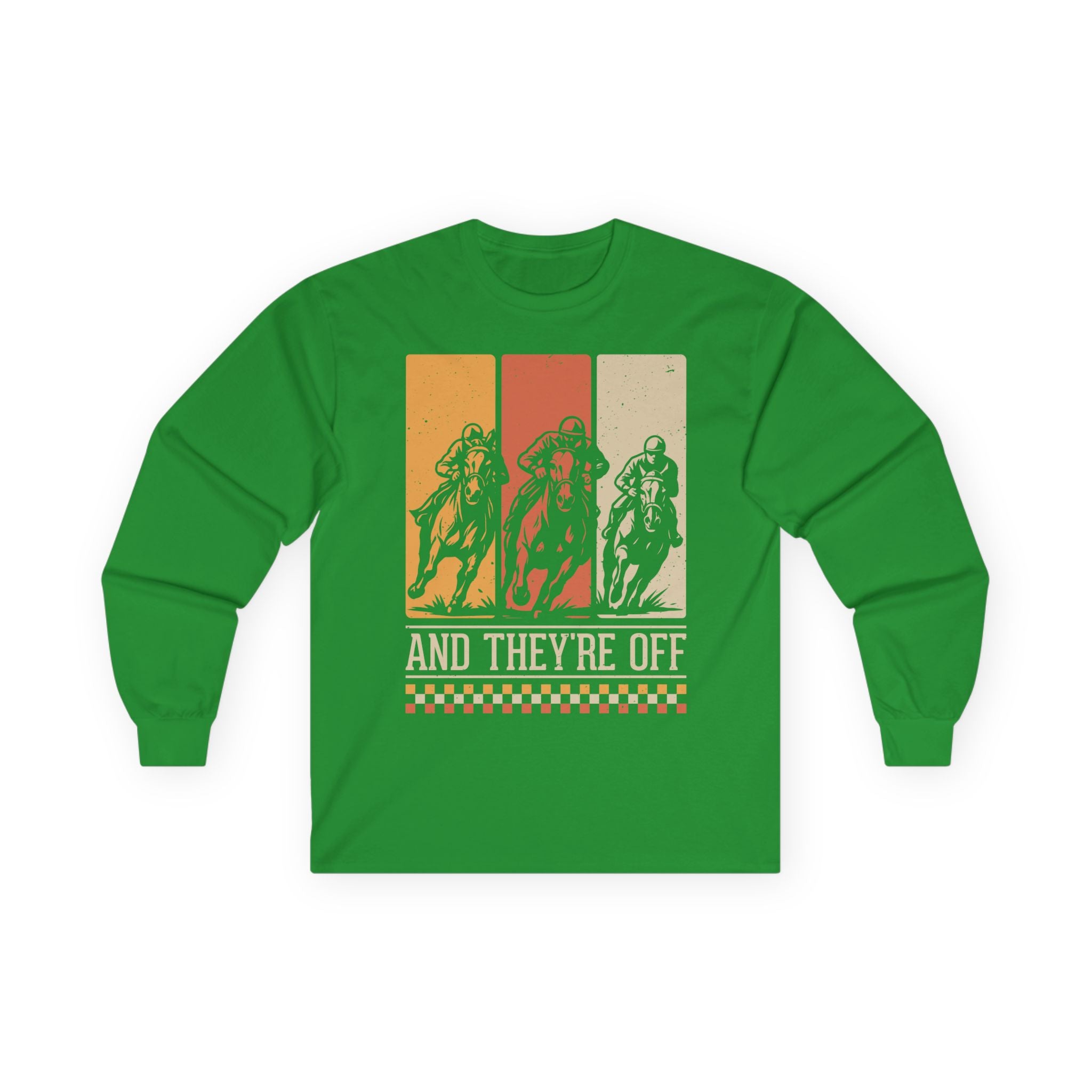 Racing Cotton Long Sleeve Tee