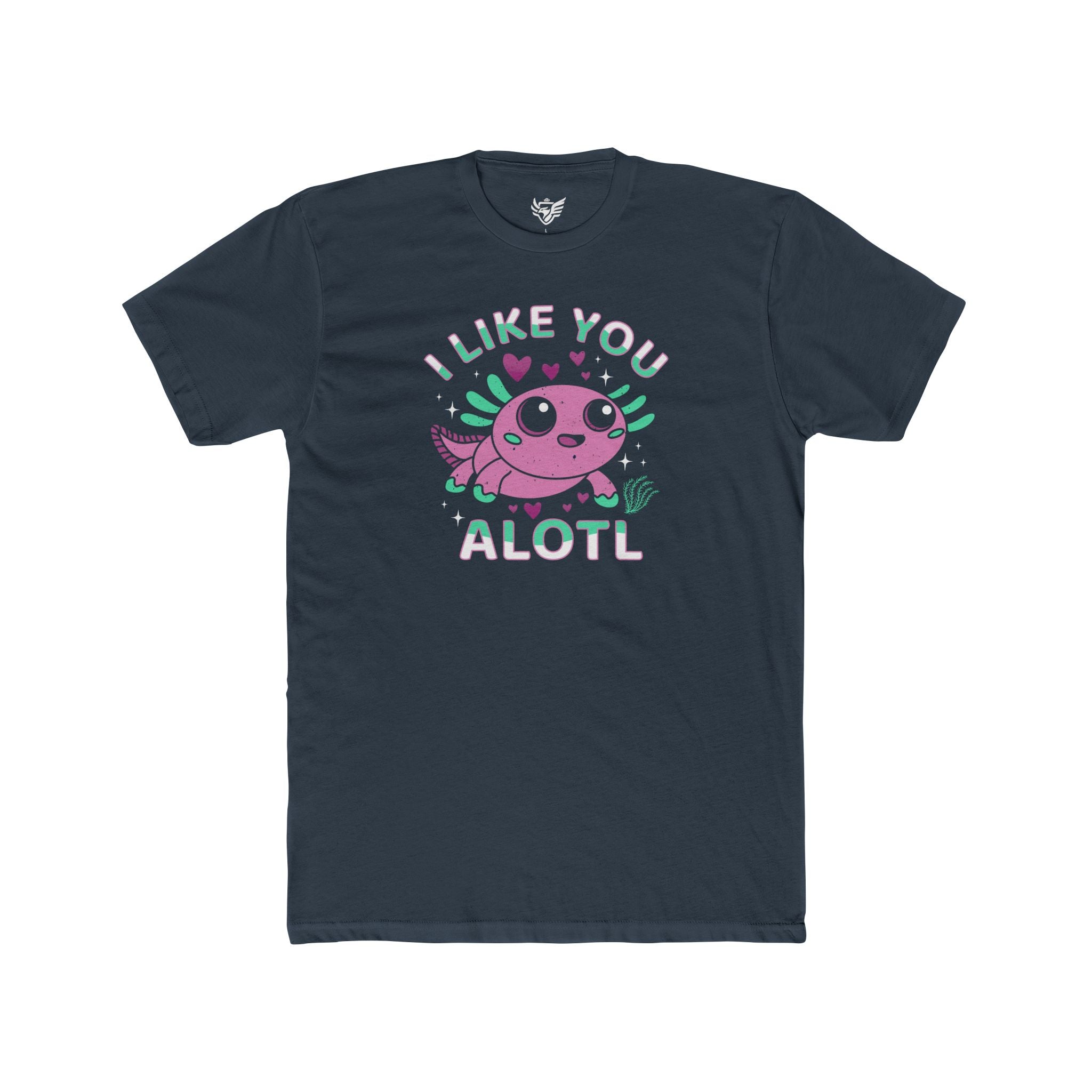 I Like You Alotl Cotton Crew Tee