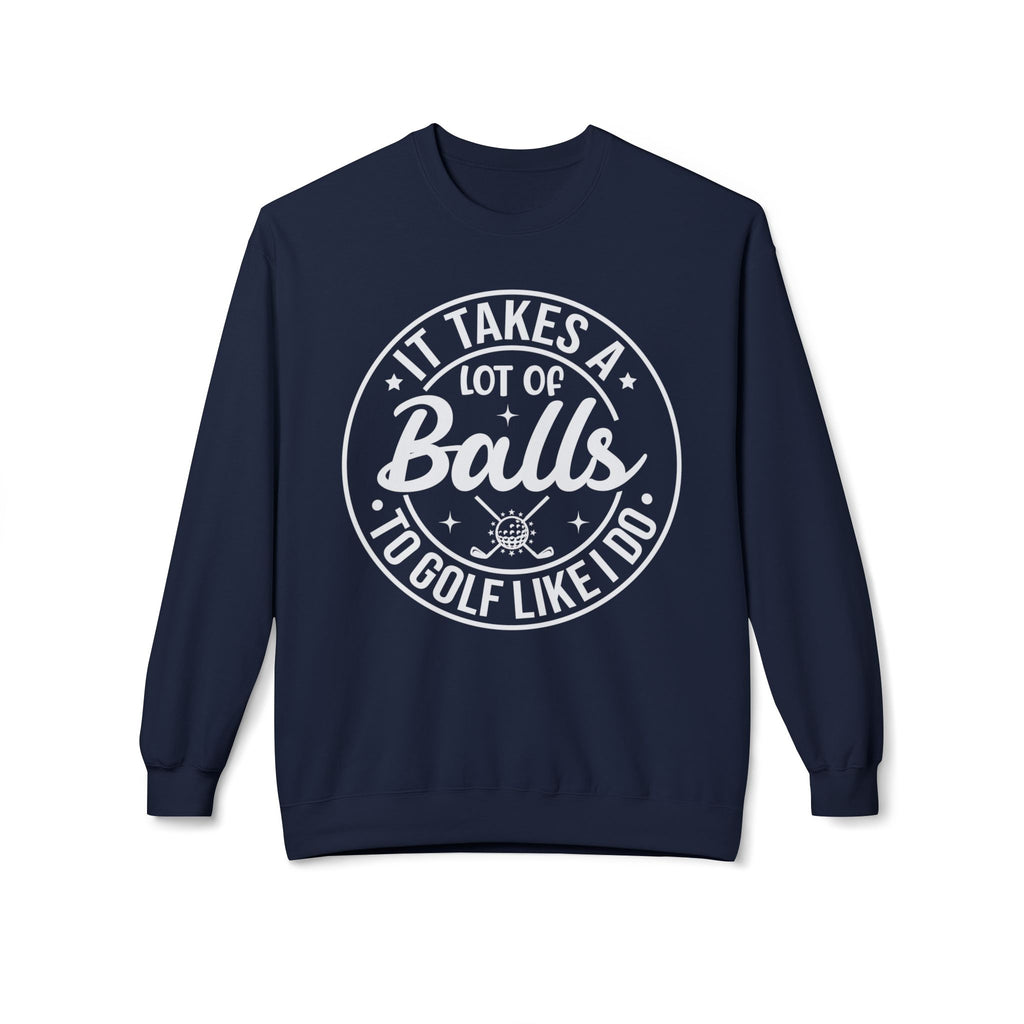 Golf Like I Do Midweight Softstyle Fleece Crewneck Sweatshirt